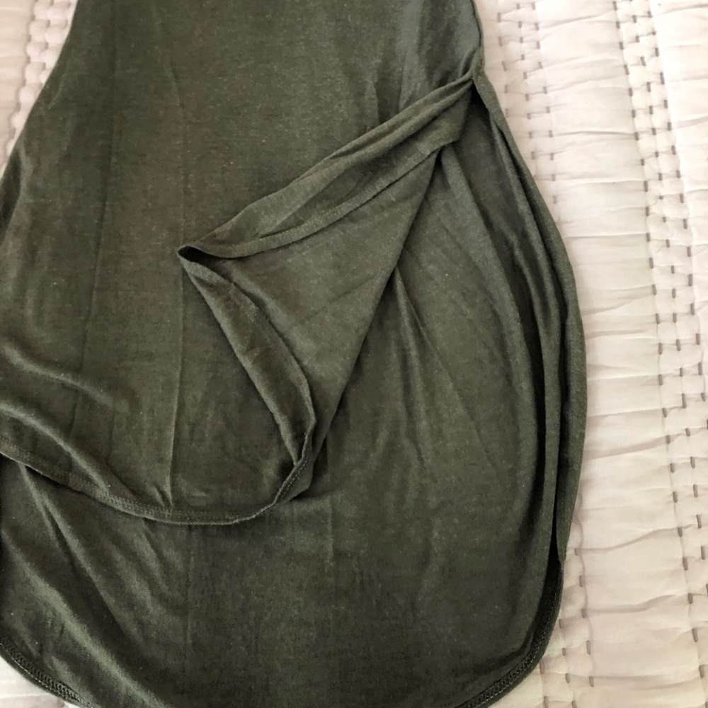 Express Green Racerback Long Tank Top - Picture 6 of 8